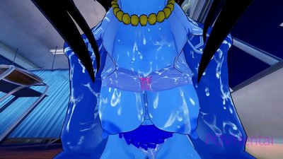 Nemirtinga mergina monstras